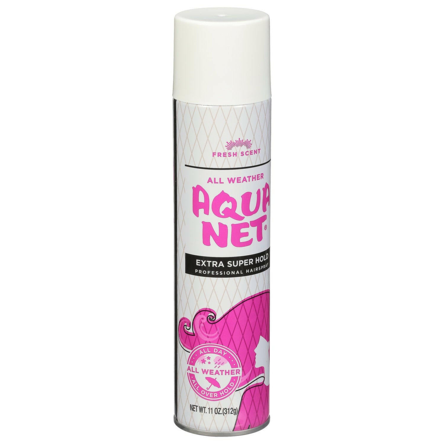 Aqua Net All Weather Professional Hairspray, Extra Super Hold, Unscented,  11 Oz