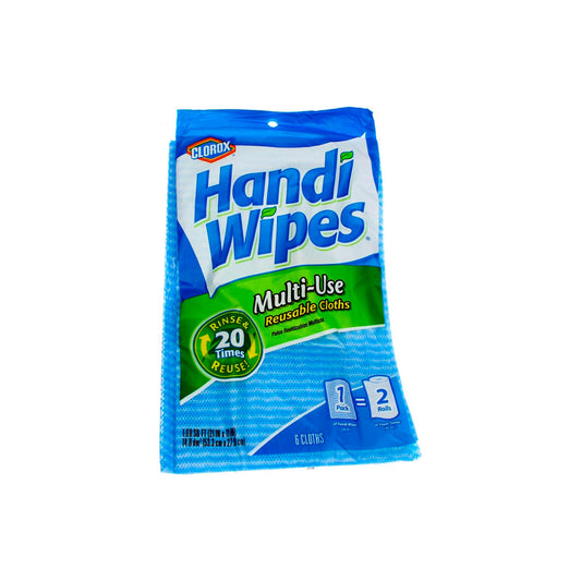 Clorox Handi Wipes Multi-Use Reusable Cloths, 6ct