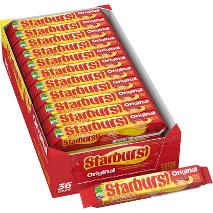 Starburst Original Fruit Chews Candy Single Pack, 2.07 oz.