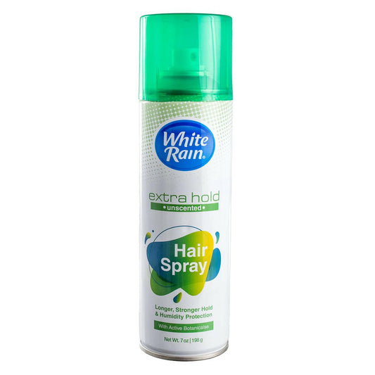 White Rain Aerosol Hairspray Unscented, Extra Hold 7 oz