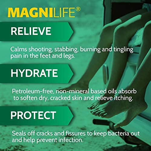 MagniLife DB Foot Cream, Calming Relief for Burning 4 oz