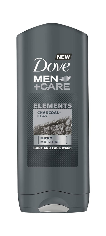 Dove MenPlusCare Body Wash Charcoal & Clay, 13.5 oz