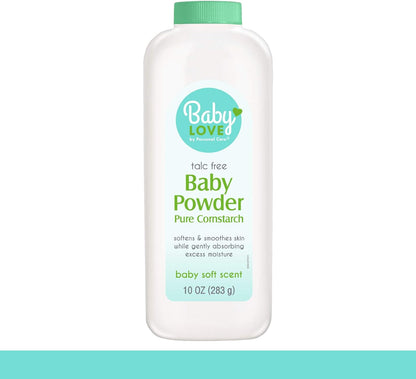 Baby Powder, Pure Cornstarch, 10oz