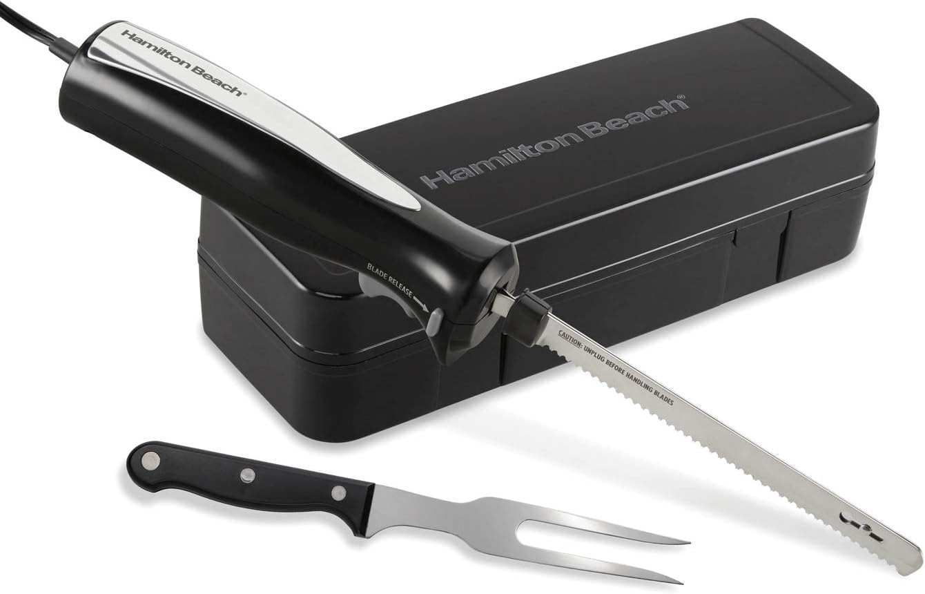 Hamilton Beach Set Electric Carving Knife, Black