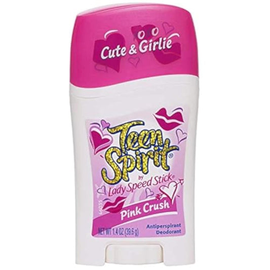 Speed Stick Teen Spirit Anti-Perspirant Deodorant Stick, Pink Crush, 1.4 Ounce