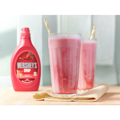 Hershey's Strawberry Syrup Bottle, 22 oz