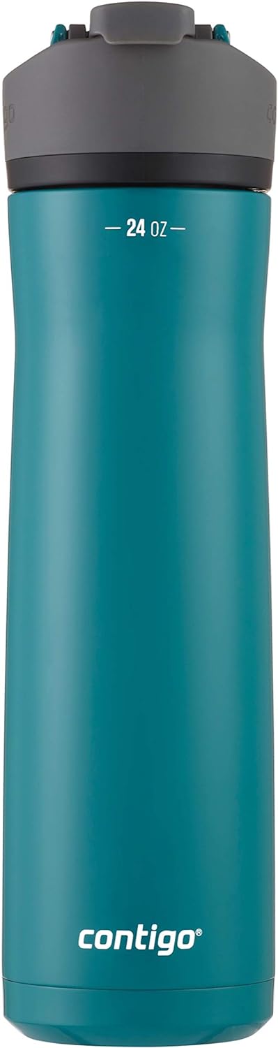 Contigo Cortland Chill 2.0 Stainless Steel Vacuum-Insulated Water Bottle with Spill-Proof Lid 24oz