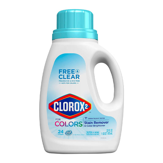 Clorox 2 Colors Unscented, Liquid , 33 Ounces