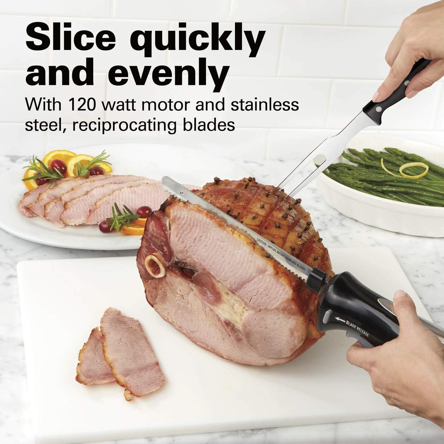 Hamilton Beach Set Electric Carving Knife, Black