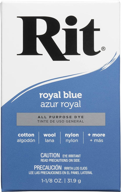 Rit, Royal Blue Purpose Powder Dye, 8 oz