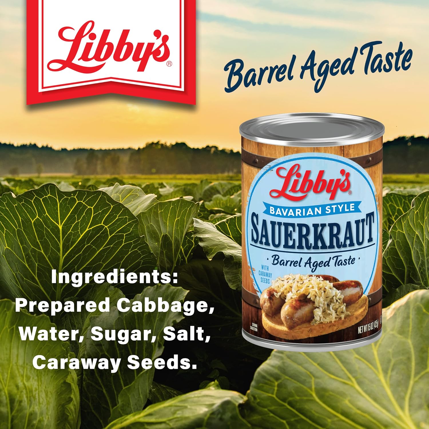 Libby's Bavarian Style Sauerkraut with Caraway Seeds