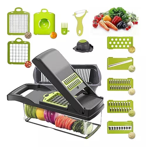 12-in-1 Mandoline Slicer for kitchen with Blade Protector