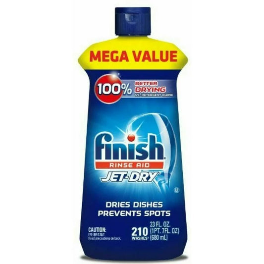 Finish Jet-Dry Rinse Aid, Dishwasher Rinse Agent & Drying Agent 23 oz