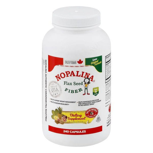 Nopalina Flax Seed Plus Capsules 240 Capsules