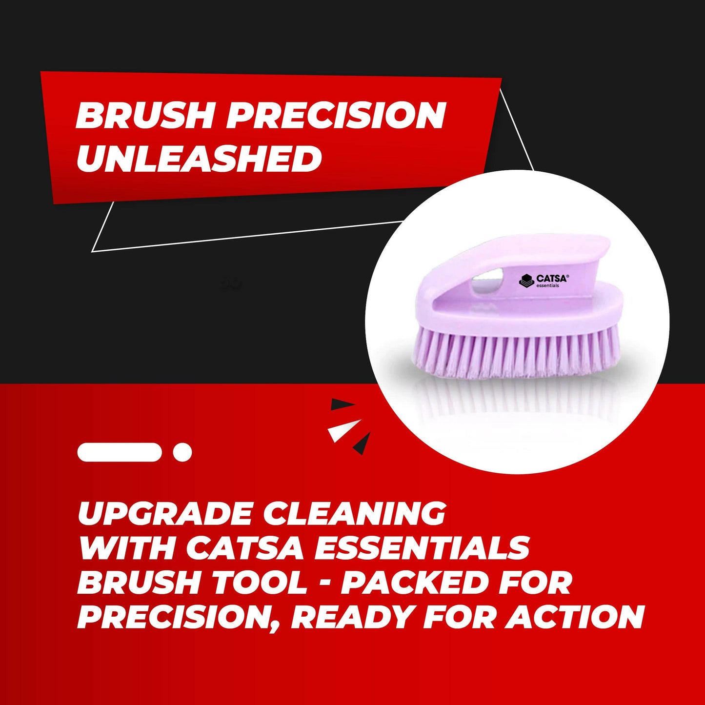 3 Versatile Stain Remover Powder, 1.77 lb + Catsa Essentials Brush Cleaning Tool