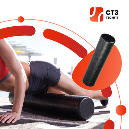 CT3 High Density Foam Roller - For Exercise and Muscle Recovery