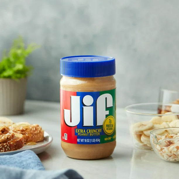 Jif Extra Crunchy Peanut Butter, 16 oz.