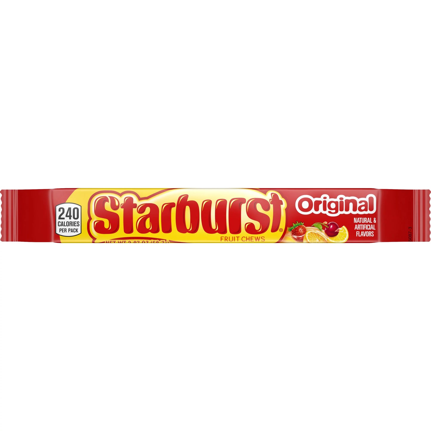 Starburst Original Fruit Chews Candy Single Pack, 2.07 oz.