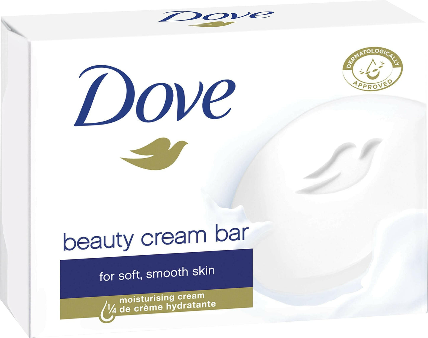 Dove White Moisturizing Cream Beauty Bar, 3.5 oz..