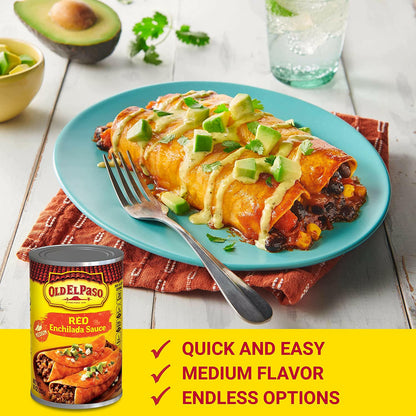 Old El Paso Enchilada Sauce, Medium, red 10 oz.